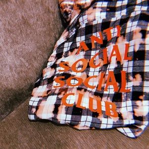 Anti Social Social Club Oversized Flannel